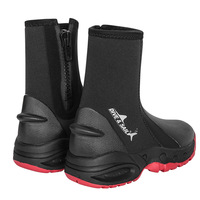 Bottes de plongée en néoprène OEM ODM noires antidérapantes, durables, imperméables, pour la plage, le surf, la plongée, équipement et accessoires de natation et de plongée