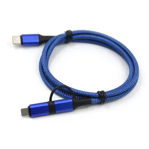 Venda quente Telefone Carregador Cabo 1M USB C Cabo Trançado Android USB Dados de Carregamento Rápido USB Tipo C Cabo Para IOS Para C