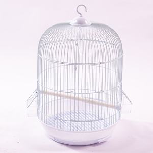 Cage à oiseaux ronde avec mangeoire, ensemble complet, cage en plastique pour oiseaux, cage de transport pour petits animaux, ventilation tout autour, peut être détachée - Product Image 3