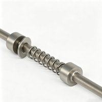 Sonda de detección de termopar tipo K con tubo de conexión, vástago largo, cable trenzado metálico de 7 metros, transductor industrial de alta temperatura