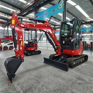 Venta caliente Mini Excavadora Hidráulica Excavadora Accesorios Económico Pequeño Equipo de Invernadero con Motor Bomba Caja de Cambios - Product Image 2