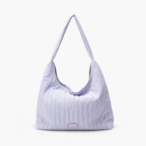 Sac à bandoulière matelassé en nylon, sac fourre-tout rembourré, sac hobo, sac à main avec fermeture éclair, sac bandoulière pour femme, idéal pour les voyages quotidiens - Product Image 1
