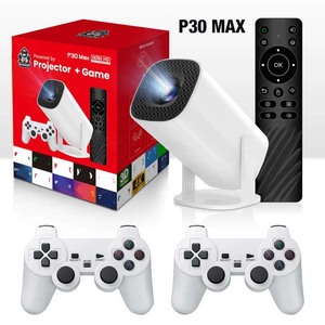 2024 nuevo reproductor Led 720P proyector portátil 4K Android 11 videojuego <span class=keywords><strong>TV</strong></span> Stick Smart P30 MAX Mini Arcade Retro Game Box proyector - Product Image 2