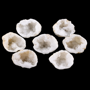 Bán buôn chữa bệnh đá tự nhiên rõ ràng thạch anh geode cụm Chất lượng cao nguyên tinh thể trắng Agate geode cụm để trang trí - Product Image 5