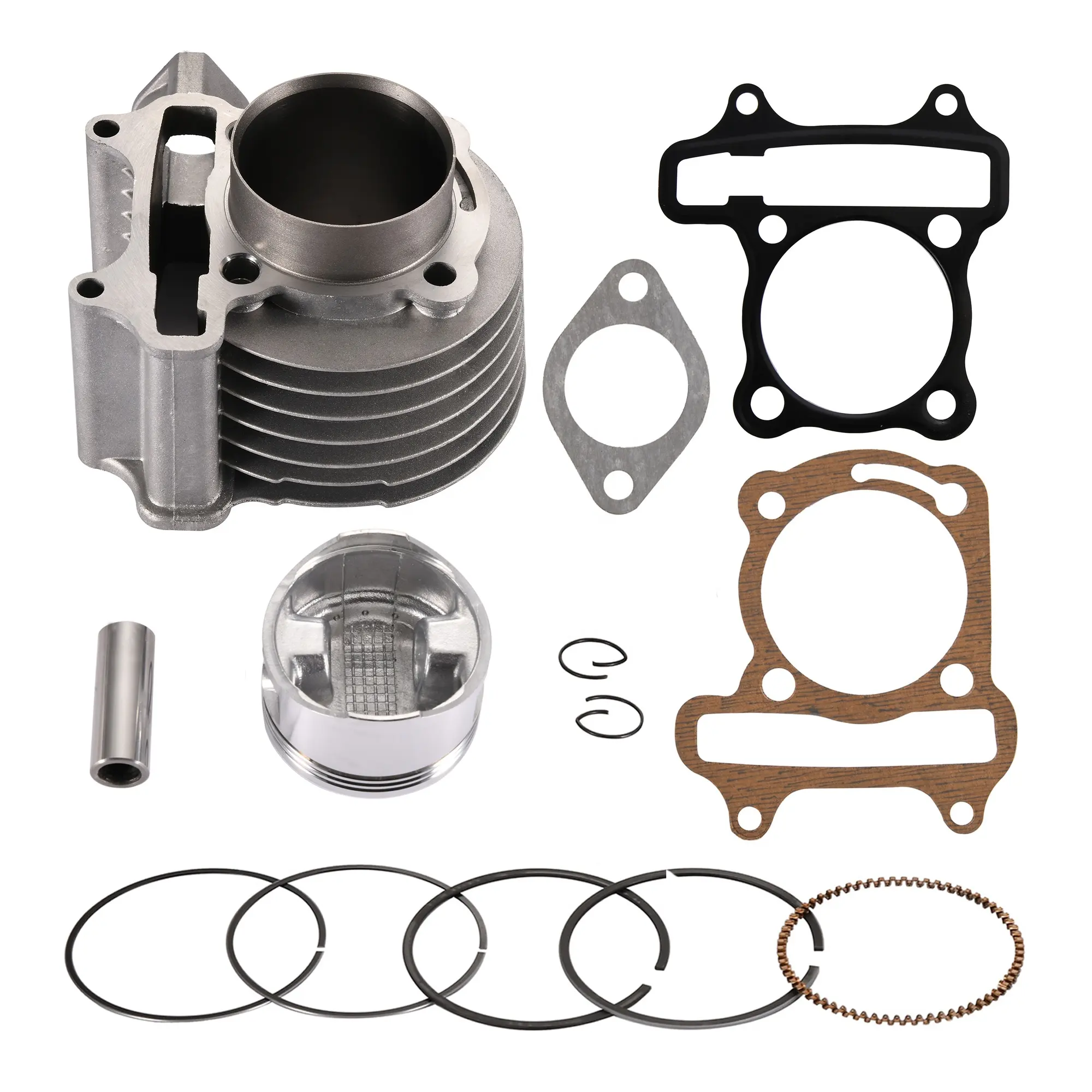 GOOFIT – Kit complet de moteur 157QMJ 152QMI avec joint de remplacement de bougie d'allumage pour 4 temps GY6 150cc ATV Tao