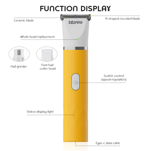 LILIPRO ZP-306 Kit Profesional 3 en 1 <span class=keywords><strong>para</strong></span> Peluquería Canina Eléctrica, Máquina Cortadora de Pelo <span class=keywords><strong>para</strong></span> Animales Silenciosa, Lima de Uñas Inalámbrica <span class=keywords><strong>para</strong></span> Gatos - Product Image 5