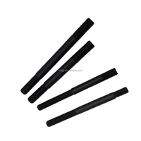 Threaded on Both Ends M6x20mm Steel Push Rod Double End Thread Stud with Zinc and Black Finish