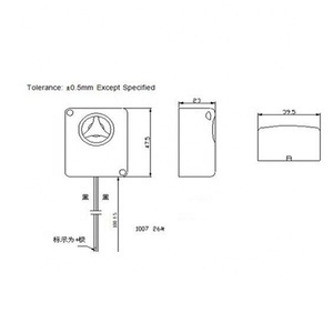12V 110dB 47 Mét buzzer áp điện nhỏ áp điện Piezo buzzer còi báo động an ninh 4839 4739 4840 buzzer lampeggiante Del cicalino DC - Product Image 6