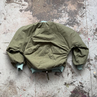 Veste bomber sur mesure, fabrication OEM, col montant, bordure côtelée, fermeture éclair, design coupé et cousu, vêtement d'extérieur vintage pour hommes
