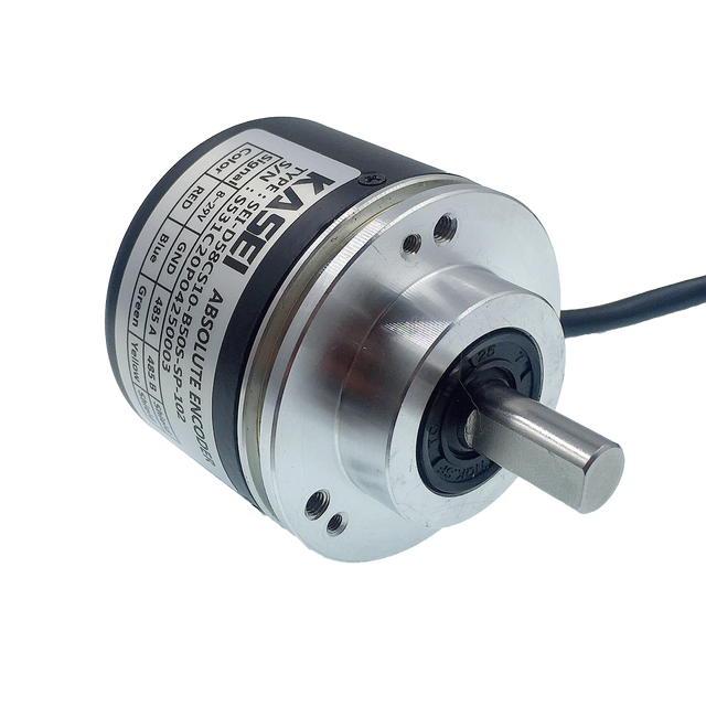 New Cheap 12 Bit Single Turn  Absolute Rotary Encoder 10mm Solid Shaft Magnetic Absolute Encoder RS485 Modbus RTU