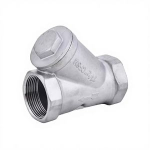 Filtro de Agua Manual Tipo Y de Acero Inoxidable, Válvula con Extremo Roscado, Presión Media - Product Image 2