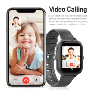 Không thấm nước LCD hiển thị ngủ Nhiệt kế 4 gam trẻ em thông minh đồng hồ GPS Tracker Vòng đeo tay Tracker <span class=keywords><strong>Android</strong></span> cho trẻ em của trò chơi - Product Image 4