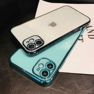 เคสโทรศัพท์ซิลิโคนใสแบบนิ่ม สำหรับ <span class=keywords><strong>iPhone</strong></span> 11 12 mini Pro Max <span class=keywords><strong>XS</strong></span> X XR Max 7 8 Plus SE 2020 เคสเคลือบไฟฟ้า - Product Image 5