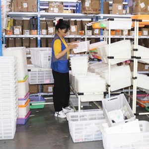 Hình Chữ Nhật Rau Lưu Trữ Nhà Bếp Giỏ Dày PP Nhựa Tùy Chỉnh Kích Thước Công Suất Đa-Sử Dụng Hàng Hóa Thiết Bị Lưu Trữ - Product Image 6