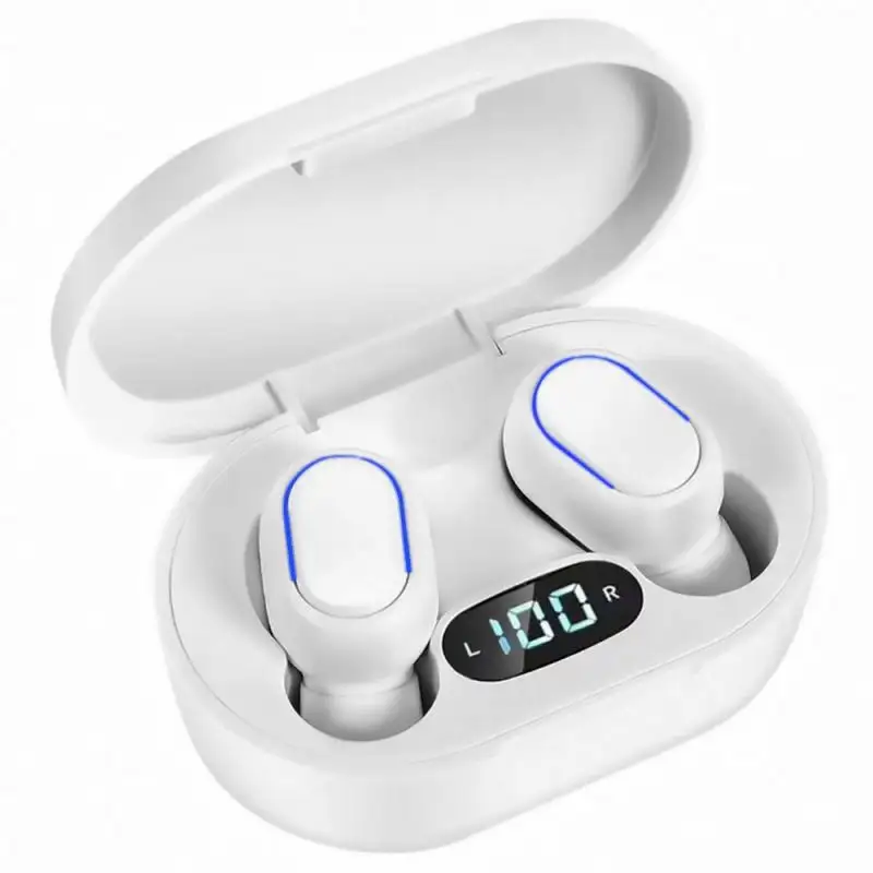 Earbud Bis Macaron Hd Cokelat, untuk Gadget Gangguan Pendengaran, Earbud Inovatif Elektronik, Tempat Pengisian Portabel