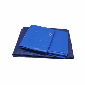 Bâche en polyester imperméable de grande taille et résistante avec œillets, bâche de protection polyvalente en PE - Product Image 1