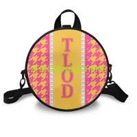 Sac Rond en Tissu Réutilisable de Haute Qualité pour Femme, Collection TOP LADIES of DISTINCTION TLOD PU, Idéal pour le Shopping et les Week-ends