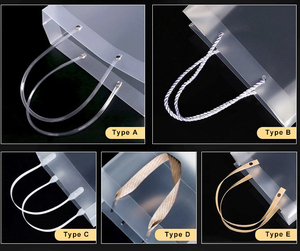 Transparent Plastic <strong>Bag</strong> for Clothes and Shoes, Custom Printed <strong>Poly</strong> Packaging Small Gift Plastic Carry <strong>Bags</strong> - Product Image 6