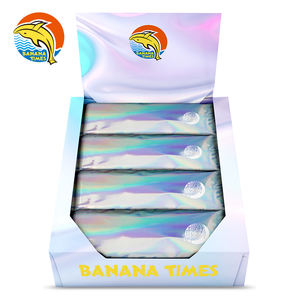 Cajas de embalaje de juguetes con estampado de dibujos animados con <span class=keywords><strong>ventana</strong></span> de vista de PVC-Caja de regalo corrugada Asa de transporte para juguetes de peluche, exhibición al por menor - Product Image 2