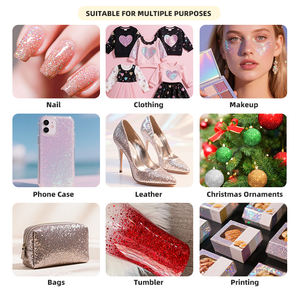 TCOWO Polvo <span class=keywords><strong>de</strong></span> Pigmento Inorgánico <span class=keywords><strong>de</strong></span> Titanio <span class=keywords><strong>de</strong></span> Alta Luminosidad y Resistente a los Rayos UV para Resina Epoxi y Recubrimientos <span class=keywords><strong>de</strong></span> <span class=keywords><strong>Suelos</strong></span>, Glitter Fino Premium a Granel - Product Image 2