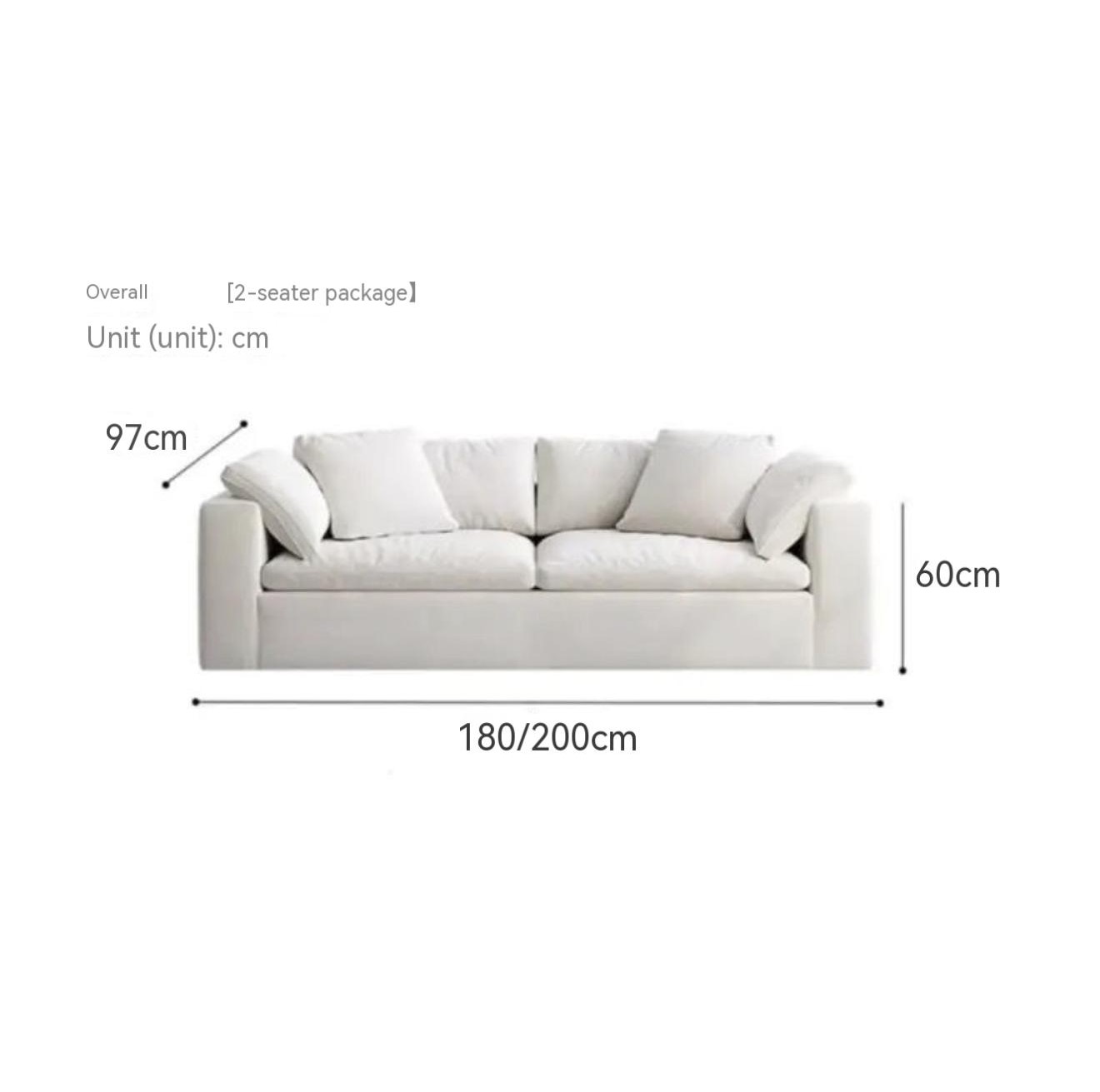 180*97*60cm [Conjoined]