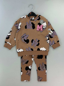 Bộ quần áo bé gái mới về, phong cách boutique, thu đông, bộ đồ thể thao dễ thương, đáng yêu, dành cho bé gái từ 6-36 tháng tuổi, bộ 2 món - Product Image 3