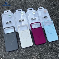 Coque en silicone magnétique pour iPhone, coque magnétique pour iPhone Air, coque pour iPhone 16