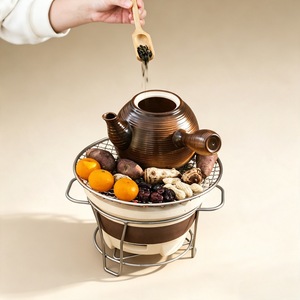 Oogishido Traditional Chinese Wood Fired <b>Stove</b> For Tea Cooking And Grilling Indoor Outdoor Use - Product Image 3