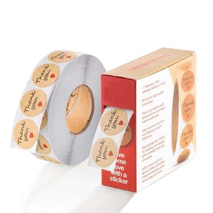 Fai la tua piccola impresa, <span class=keywords><strong>grazie</strong></span> adesivo, etichetta per confezione regalo, adesivo per sigillo decorativo personalizzato - Product Image 1