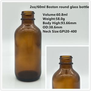 खाली जेनेरिक बोस्टन दौर 0.5oz 1oz 2oz 4oz 8oz एम्बर साफ नीले आवश्यक तेलों ग्लास ड्रॉपर की बोतलें - Product Image 5