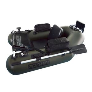 REACHSEA Bl170 Eenpersoons 1-persoons TOP Fabrieksopblaasbare Vispeddelkajak Vis kajak met pedaal aandrijving Peddelkajak Gebruikt - Product Image 4