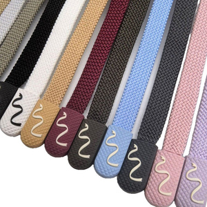 Customized 8MM Nylon <strong>Flat</strong> Rope Colorful Braided Pull-<strong>Cords</strong> Hoodie <strong>Drawstrings</strong> Casual Pants Waistbands Shoelaces Included - Product Image 3