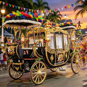 ZOWN Chariot de Mariage Électrique Romantique à 4 Roues, Fabricant Professionnel, Chariot de Visite Royale ZOWN - Product Image 1