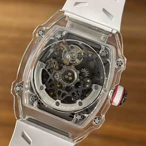 Men's Ultra-Thin Transparent Crystal Mechanical <b>Watch</b> 67-02 7.8mm Automatic <b>Watch</b> - Product Image 6