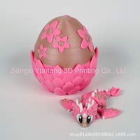 Ensemble d'œufs de dragon imprimés en 3D en PLA coloré de haute valeur, figurines décoratives amusantes pour les cadeaux de vacances ou d'anniversaire