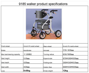 הליכון גלגלים קל משקל ועמיד לשיפור ניידות - Product Image 2