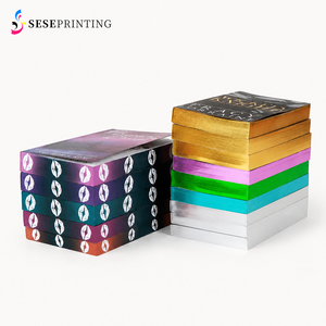 Libros <span class=keywords><strong>de</strong></span> bolsillo impresos <span class=keywords><strong>de</strong></span> lujo con estampado plateado, encuadernación cosida, borde con pulverización <span class=keywords><strong>de</strong></span> hoja <span class=keywords><strong>de</strong></span> oro personalizada y tapa blanda para publicación <span class=keywords><strong>de</strong></span> novelas. - Product Image 5