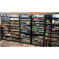 Étalage à cigarettes multifonctionnel pour épicerie, présentoir à cigarettes avec éclairage LED