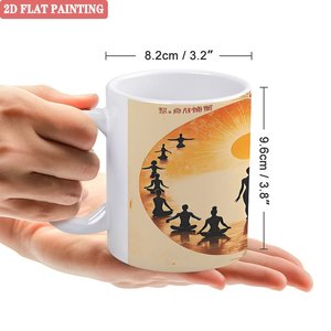 <span class=keywords><strong>Tasse</strong></span> <span class=keywords><strong>personnalisée</strong></span> de 11 oz avec citation amusante, texte personnalisé, cadeau pour amis et collègues - Product Image 3
