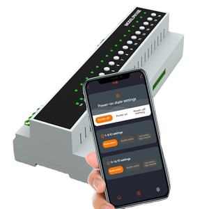 Sheng Qiong Tuya Smart Life App Supported 16CH Hotel RCU Smart Home Garage Bar Design Alexa Voice Wi-Fi Zigbee 50A/16A Relays - Product Image 1