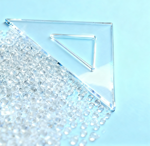 Règle en résine K transparente durable-Copolymère styrène-butadiène, haute résistance aux chocs pour la papeterie scolaire/de bureau - Product Image 2