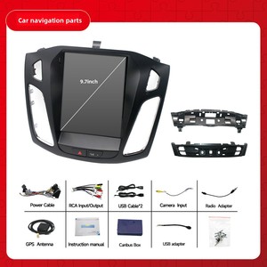 Autoradio Android 12 con Schermo Touch da 9.7", 4GB+64GB, DVD, Carplay per <span class=keywords><strong>Ford</strong></span> <span class=keywords><strong>Focus</strong></span> 2012-2018, GPS, EQ, HiFi, FM, SWC, Telecamera di Retromarcia - Product Image 3