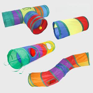 Tunnel pour chat, lit, maison, nid pour chat en daim, pliable, <span class=keywords><strong>canal</strong></span>, jouets pour jouer à <span class=keywords><strong>la</strong></span> maison - Product Image 3