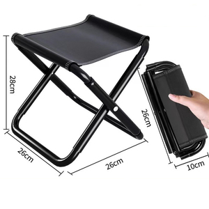 Mini Practical Thickened Folding <b>Stool</b> Portable Adult Home and <b>Garden</b> Chair <b>for</b> Outdoor Fishing and Living Room Use - Product Image 5