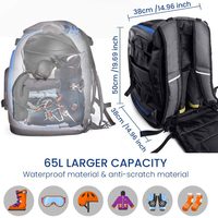 Sac à dos pour bottes de ski, robuste, de grande capacité, avec housse de casque, personnalisé, équipement de ski, nouvelle collection