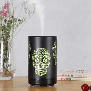 Creative Skull Aroma Diffuser 100ml USB Powered Humidifier For Home Bedroom Gift With <b>Remote</b> <b>Control</b> - Product Image 1