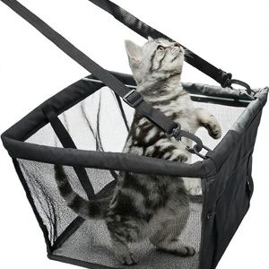 Asiento Elevador Transpirable de Malla para Mascotas, Cesta Portátil Impermeable para Perros, Cama Plegable para Gatos con Correa de Seguridad - Product Image 3
