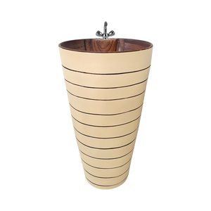 Cuvette de toilette monobloc en céramique de qualité supérieure, design traditionnel, résistante à l'eau, facile à nettoyer, à poser sur comptoir, pour salle de bain de villa - Product Image 1
