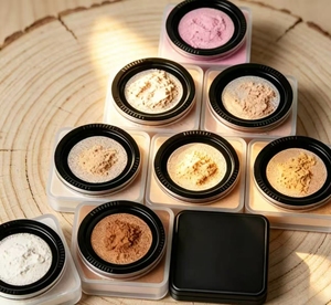 Polvo de contorno de alto brillo más vendido, colorete en polvo natural brillante, fábrica de iluminadores de piel duraderos, venta al por mayor OEM - Product Image 3