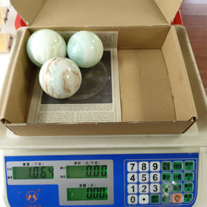 Boule de pierres précieuses de méditation Aqua calcite sphère de calcite des caraïbes pour la décoration de la maison - Product Image 6